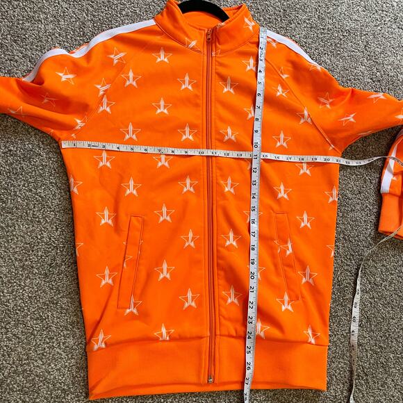 Jeffree Star Orange Track Jacket Size Small - Picture 4 of 5